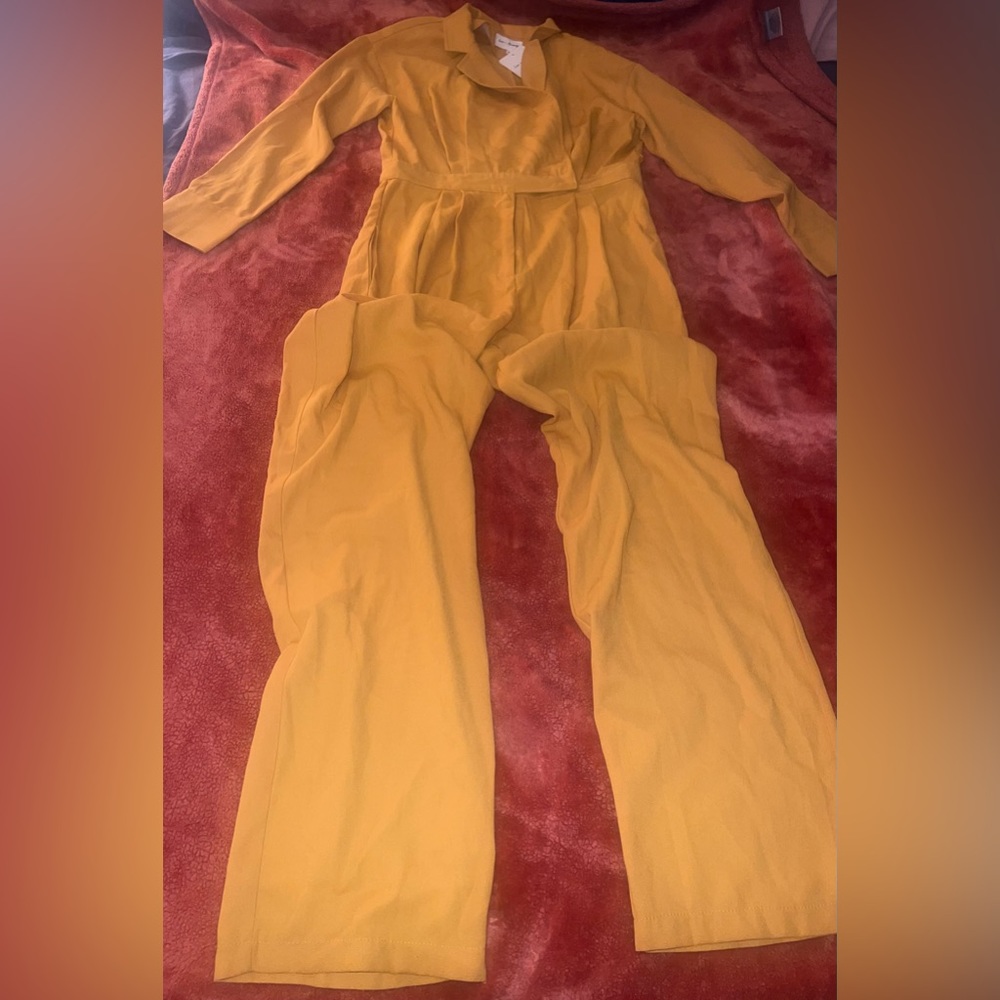 Love +Harmony Woven Long Sleeve Jumpsuit S